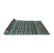 Sideview of Abstract Light Blue Modern Rug, abs3695lblu