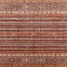 Square Abstract Sunrise Orange Modern Rug, abs3695