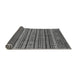 Sideview of Abstract Gray Modern Rug, abs3695gry