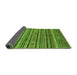 Sideview of Abstract Green Modern Rug, abs3695grn