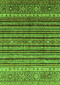 Abstract Green Modern Rug, abs3695grn