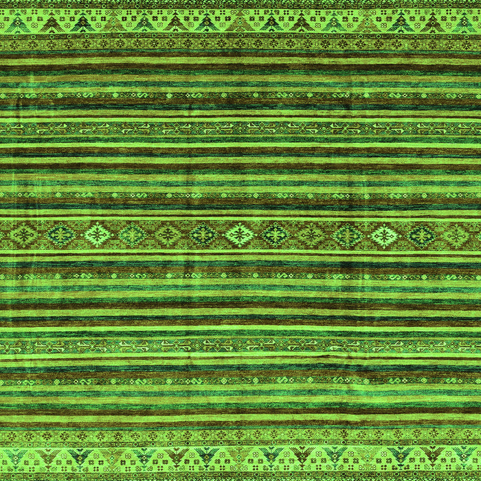Abstract Green Modern Rug, abs3695grn