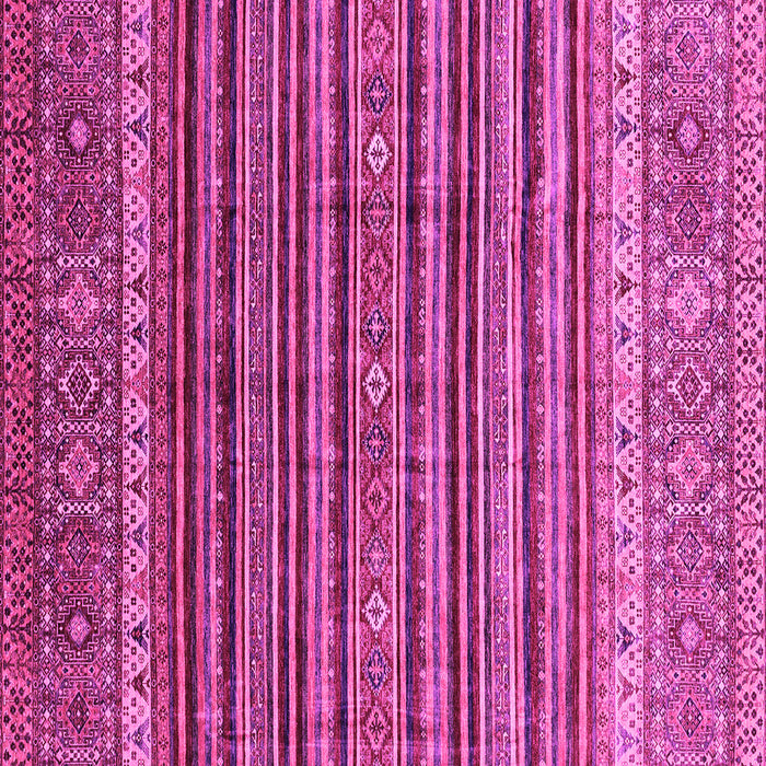 Square Abstract Pink Modern Rug, abs3695pnk