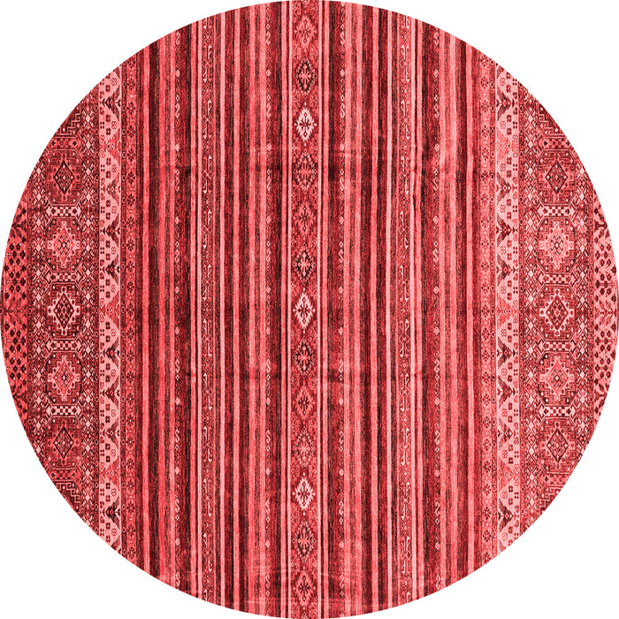 Machine Washable Abstract Red Modern Rug, wshabs3695red
