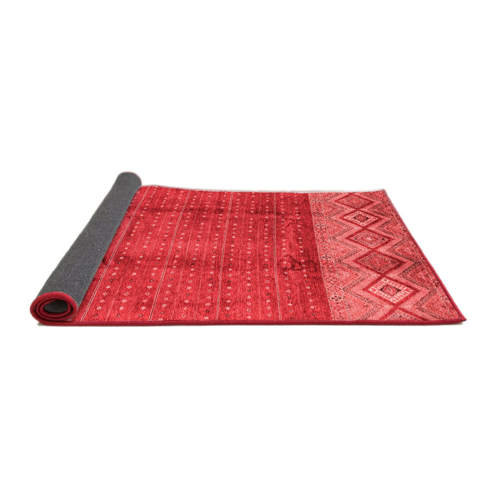 Abstract Red Modern Area Rugs