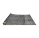 Sideview of Abstract Gray Modern Rug, abs3696gry