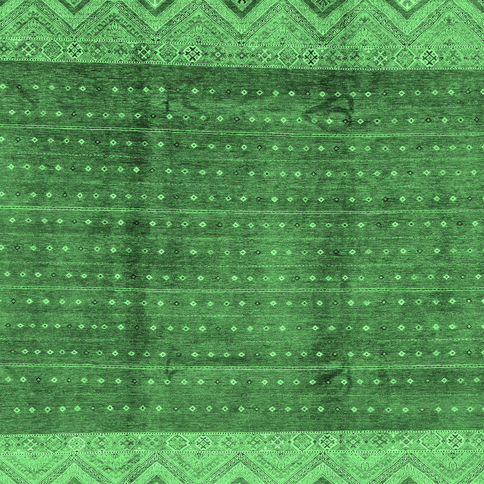 Machine Washable Abstract Emerald Green Modern Area Rugs, wshabs3696emgrn