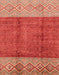 Abstract Red Modern Rug, abs3696