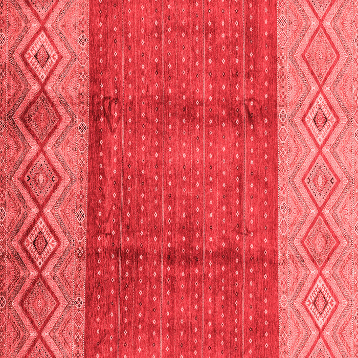 Machine Washable Abstract Red Modern Rug, wshabs3696red