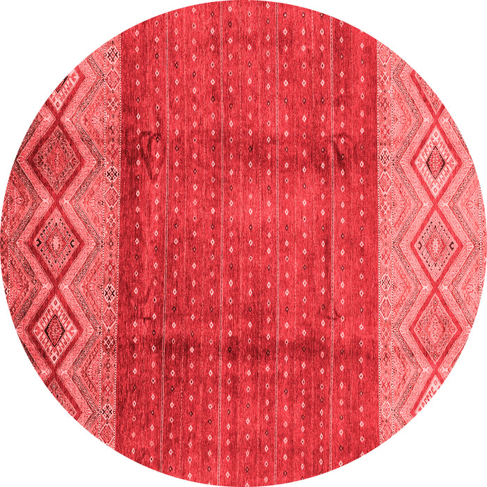 Machine Washable Abstract Red Modern Rug, wshabs3696red