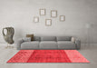 Modern Red Washable Rugs