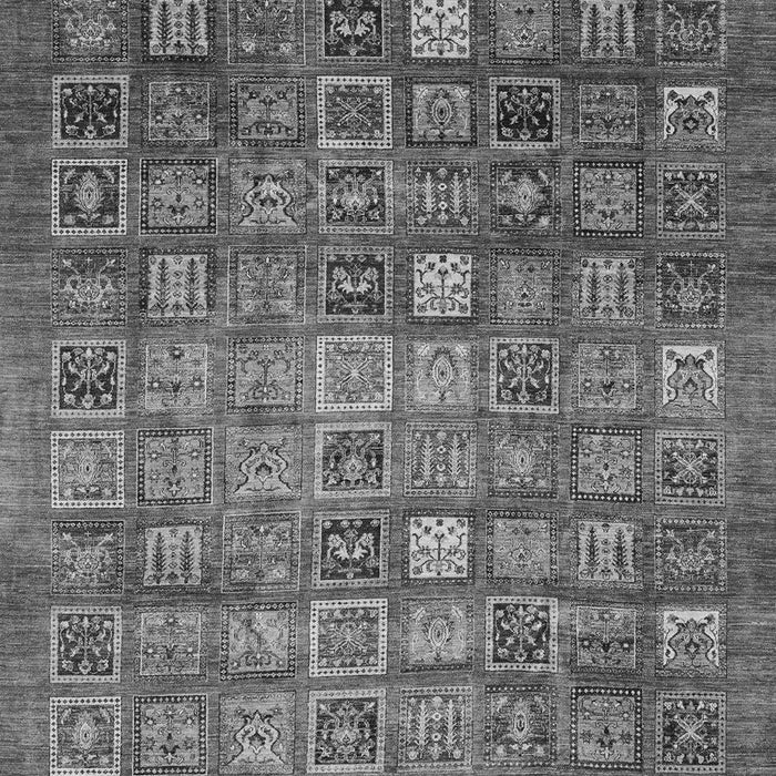 Machine Washable Abstract Gray Modern Rug, wshabs3697gry