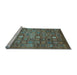 Sideview of Machine Washable Abstract Light Blue Modern Rug, wshabs3697lblu