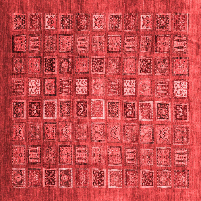 Abstract Red Modern Rug, abs3697red