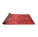 Abstract Red Modern Area Rugs