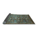 Sideview of Abstract Light Blue Modern Rug, abs3697lblu