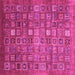 Square Abstract Pink Modern Rug, abs3697pnk