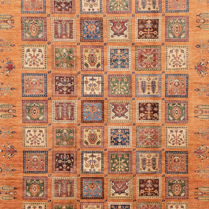 Abstract Orange Modern Rug, abs3698