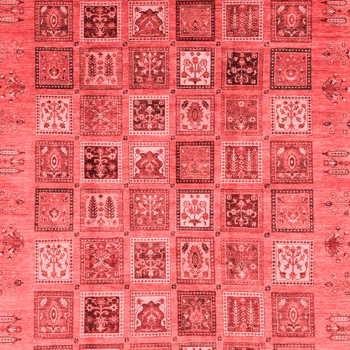 Abstract Red Modern Area Rugs