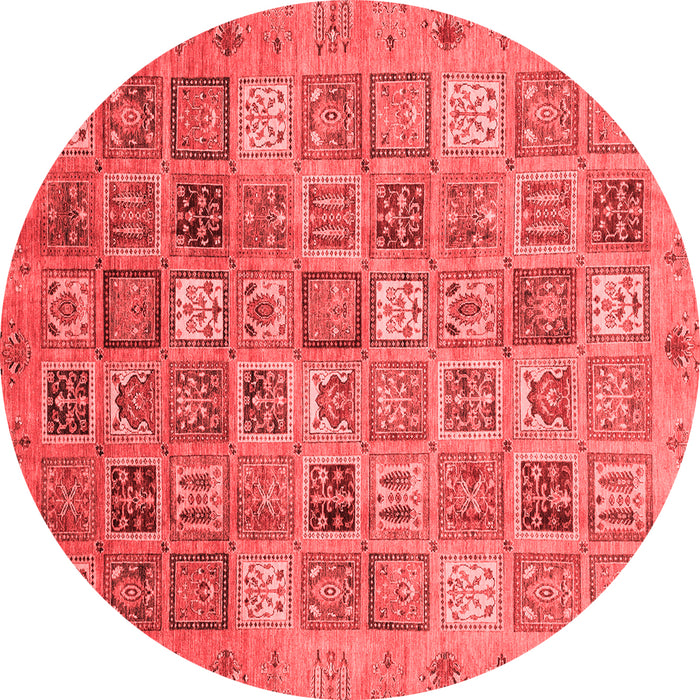 Machine Washable Abstract Red Modern Rug, wshabs3698red