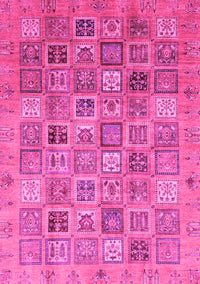 Abstract Pink Modern Rug, abs3698pnk