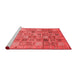 Modern Red Washable Rugs