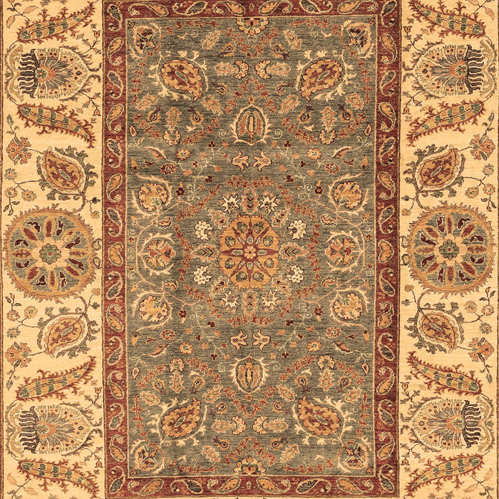 Oriental Brown Traditional Rug, abs3699brn