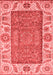 Oriental Red Traditional Area Rugs