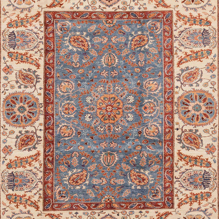 Machine Washable Abstract Brown Rug, wshabs3699