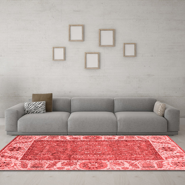 Traditional Red Washable Rugs