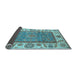 Sideview of Oriental Light Blue Traditional Rug, abs3699lblu