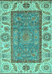 Oriental Turquoise Traditional Rug, abs3699turq