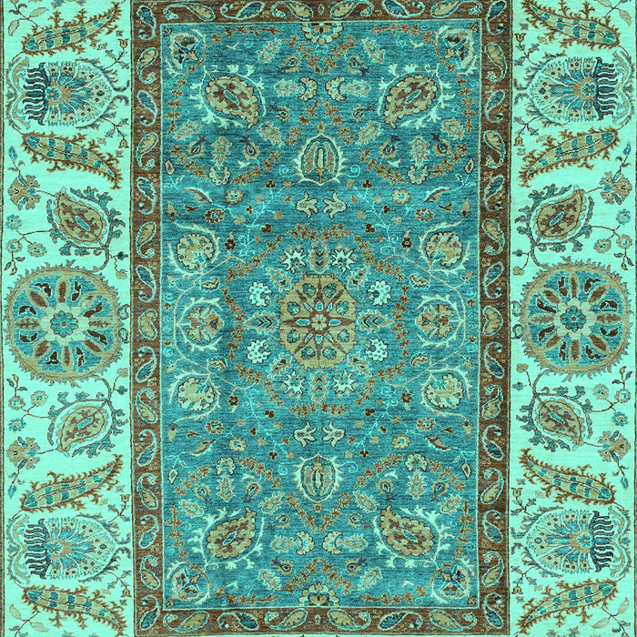 Oriental Turquoise Traditional Rug, abs3699turq