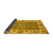 Sideview of Oriental Yellow Traditional Rug, abs3699yw