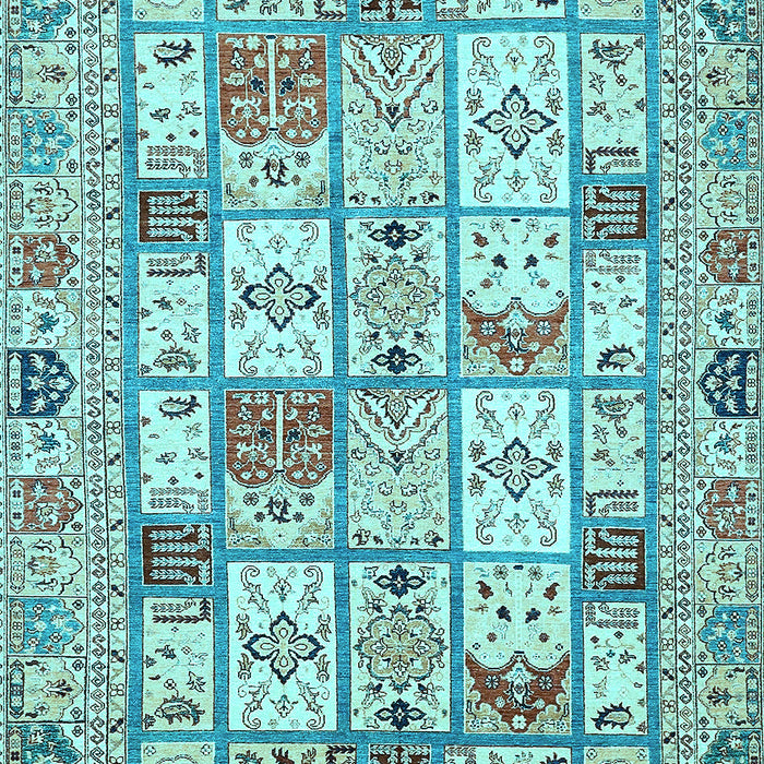 Abstract Light Blue Modern Rug, abs369lblu