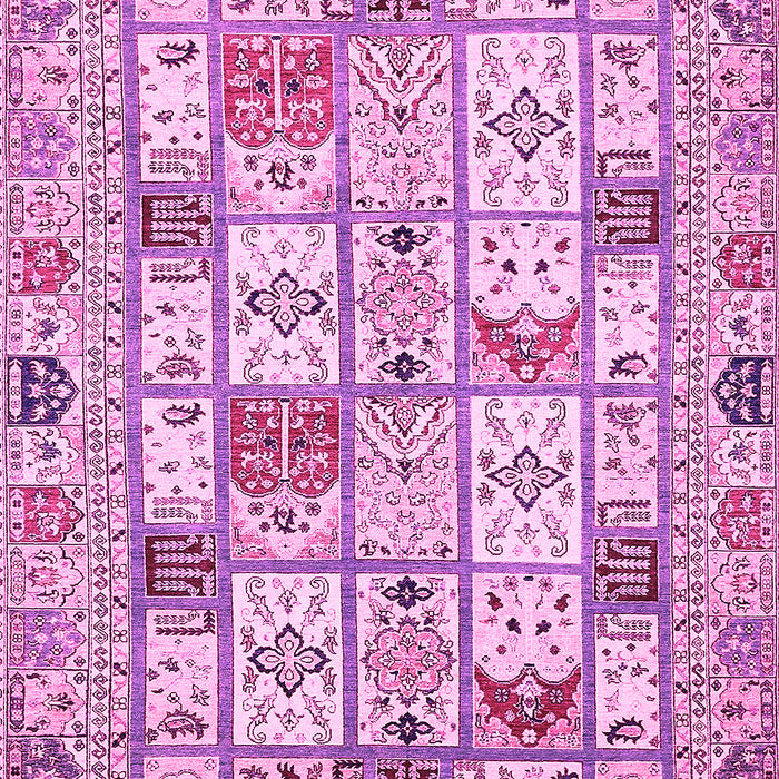 Machine Washable Abstract Pink Modern Rug, wshabs369pnk