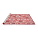 Modern Red Washable Rugs