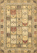 Abstract Brown Modern Rug, abs369brn