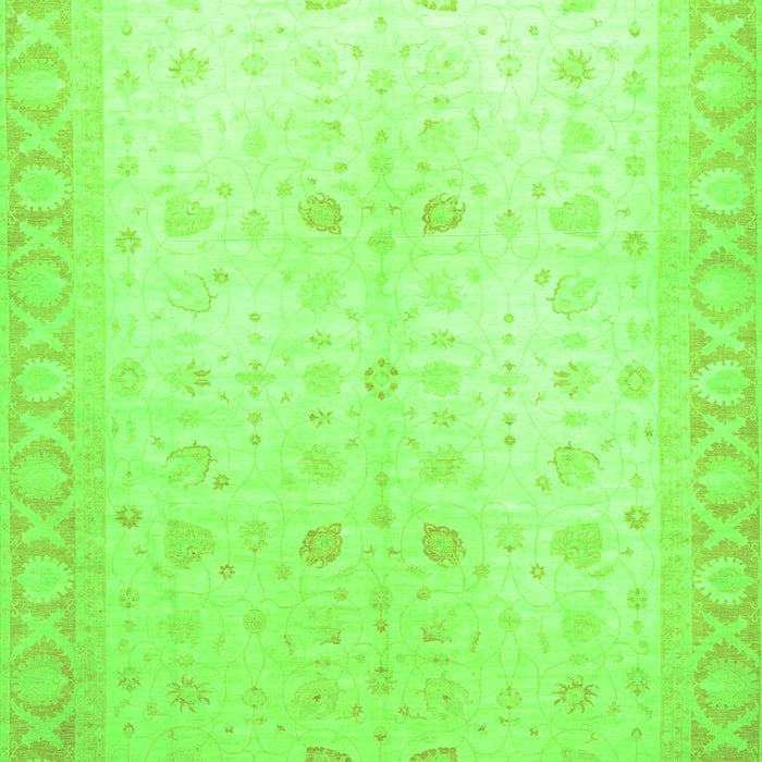 Oriental Green Traditional Rug, abs36grn