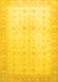 Oriental Yellow Traditional Rug, abs36yw