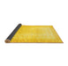 Sideview of Oriental Yellow Traditional Rug, abs36yw