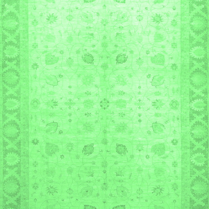 Oriental Emerald Green Traditional Rug, abs36emgrn