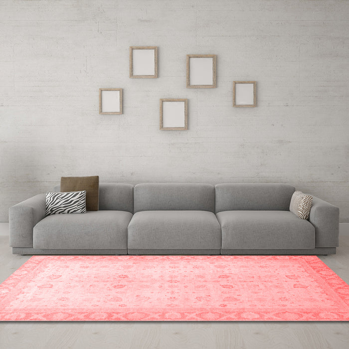 Traditional Red Washable Rugs