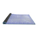 Sideview of Oriental Blue Traditional Rug, abs36blu