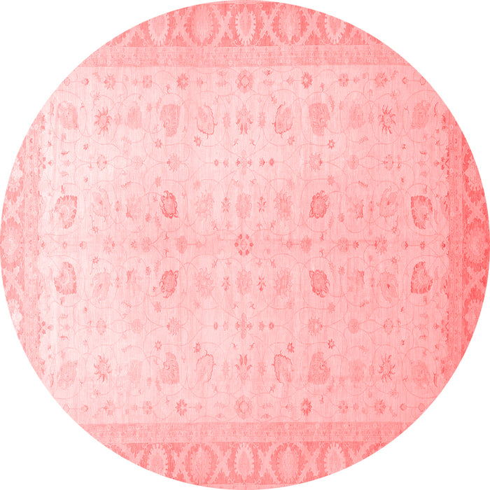 Machine Washable Oriental Red Traditional Rug, wshabs36red