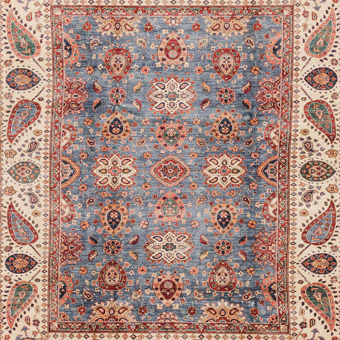 Machine Washable Abstract Brown Rug, wshabs3700