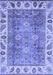 Machine Washable Oriental Blue Traditional Rug, wshabs3700blu