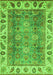 Oriental Green Traditional Rug, abs3700grn