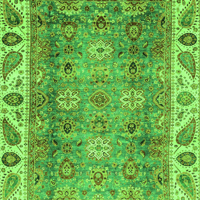 Oriental Green Traditional Rug, abs3700grn