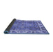 Sideview of Oriental Blue Traditional Rug, abs3700blu